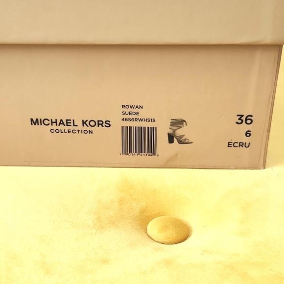 MICHAEL KORS SUEDE FRINGE LACE-UP SANDALS - Picture 10 of 10